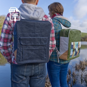 The Sedron Backpack - PDF Digital Sewing Pattern - Country Cow Designs
