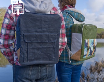 The Sedron Backpack - PDF Digital Sewing Pattern - Country Cow Designs