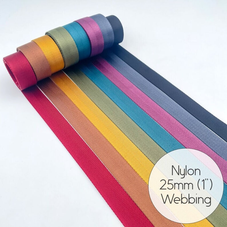 25 mm 1 inch strap webbing