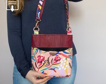 The Teloujay 1.0 Crossbody Bag - PDF Digital Sewing Pattern & Video Tutorial - Country Cow Designs