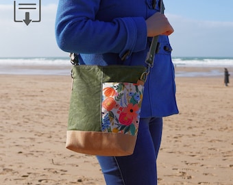 The Teloujay 3.0 Crossbody Bag - PDF Digital Sewing Pattern & Video Tutorial - Country Cow Designs