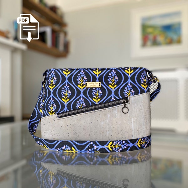 Vordenza Crossbody Bag - PDF Digital Pattern & Video Tutorial - Country Cow Designs