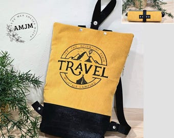 The Foldaway Travel Backpack - Digital Bag Sewing Pattern