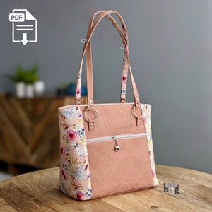 No Sew Tote (NST) - PDF Digital Leather Pattern - Country No Sew Tote (NST) - PDF Digital Leather Pattern - Country