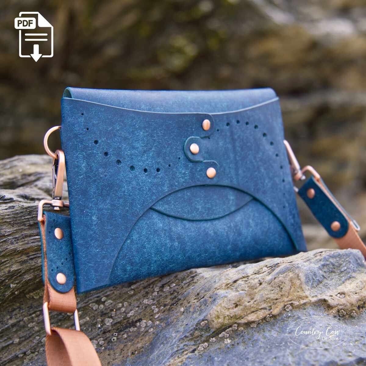 No Sew Clutch Leather Pattern - Etsy