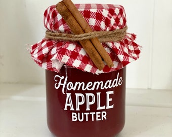 Faux Jar of Homemade Apple Butter