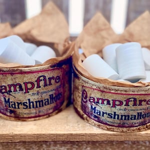 Campfire Marshmallow Tins - Etsy