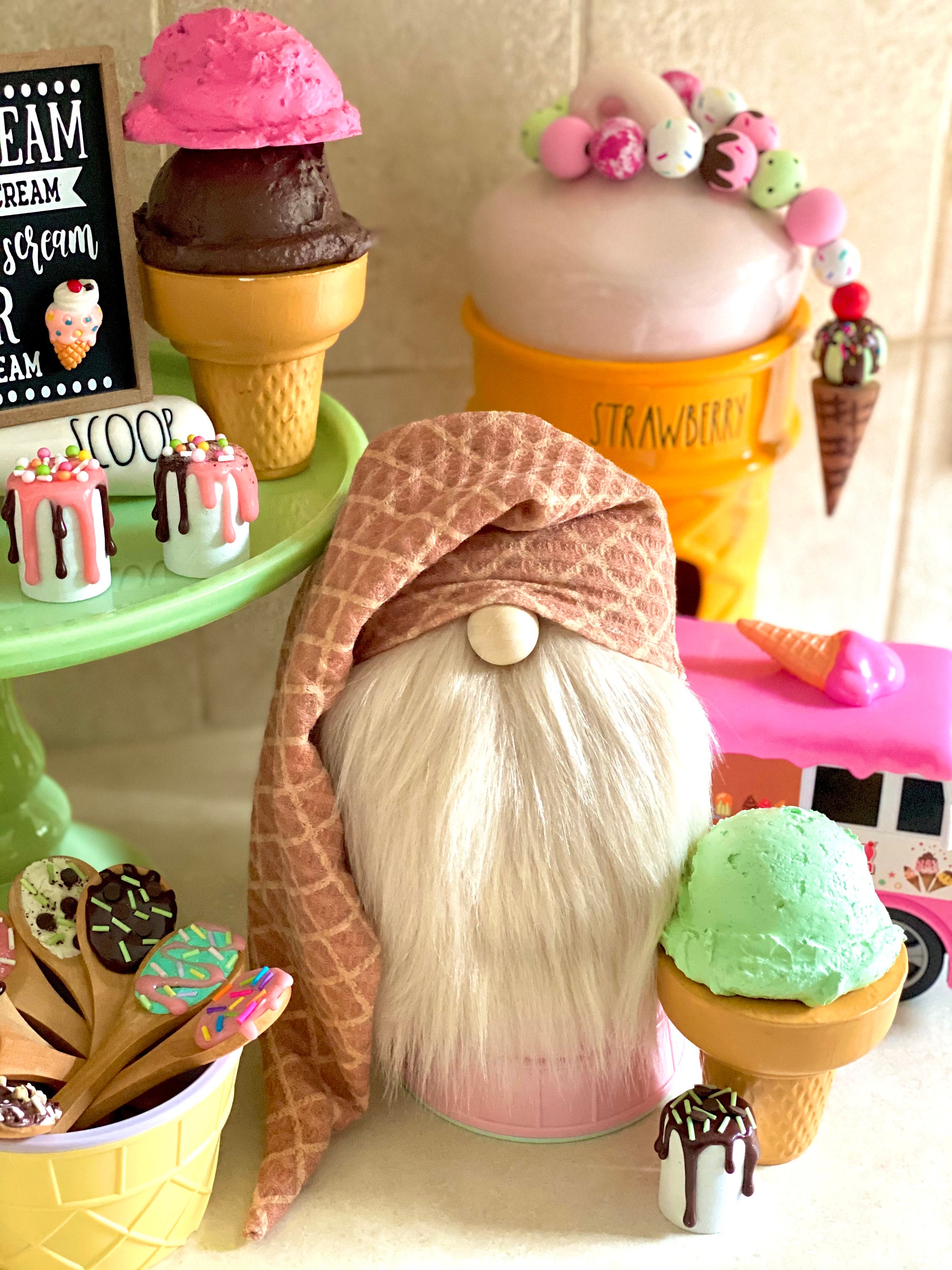Ice Cream Gnome Your Flavor Choice Etsy