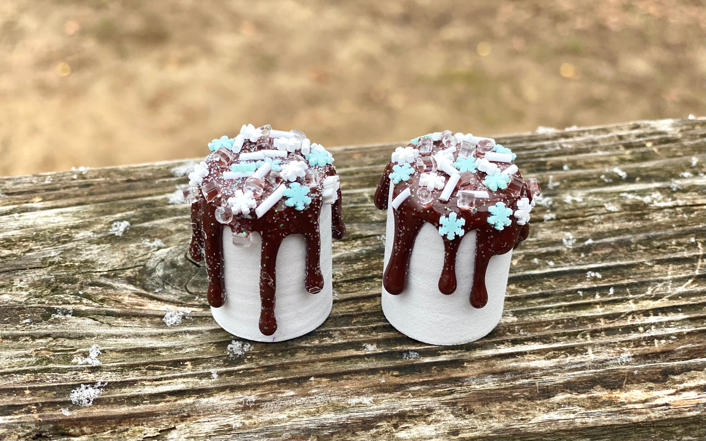 Set of 4 Icy Snowflake Marshmallows - Etsy