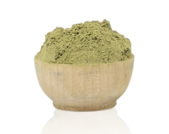 100gr / 3.5oz | d’indigo vert Indigofera Tinctoria | Poudre de colorant vert et bleu naturel pour une teinture à faible impact