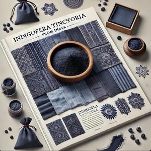 50gr  Natural Indigo Powder - Indigofera Tinctoria - Indian Indigo Powder