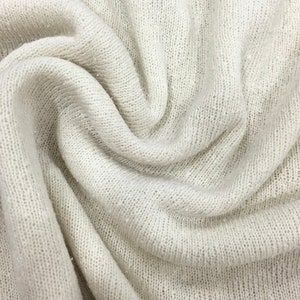 KNIT JERSEY Silk Noil 140gsm - OekoTex Organic Mulberry - eco-friendly silk fabric for clothes making and dyeing