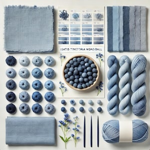 Woad Powder Extract - Isatis Tinctoria - Blue Dye for Woad and Indigo Vat and Soap Making