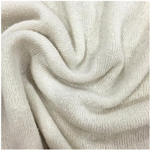 Mulberry Silk Noil Knit - Silk Jersey -  Oeko Tex 1 meter