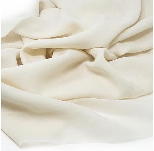 Organic Merino Etamine Wool Fabric per Meter, Washed PFD
