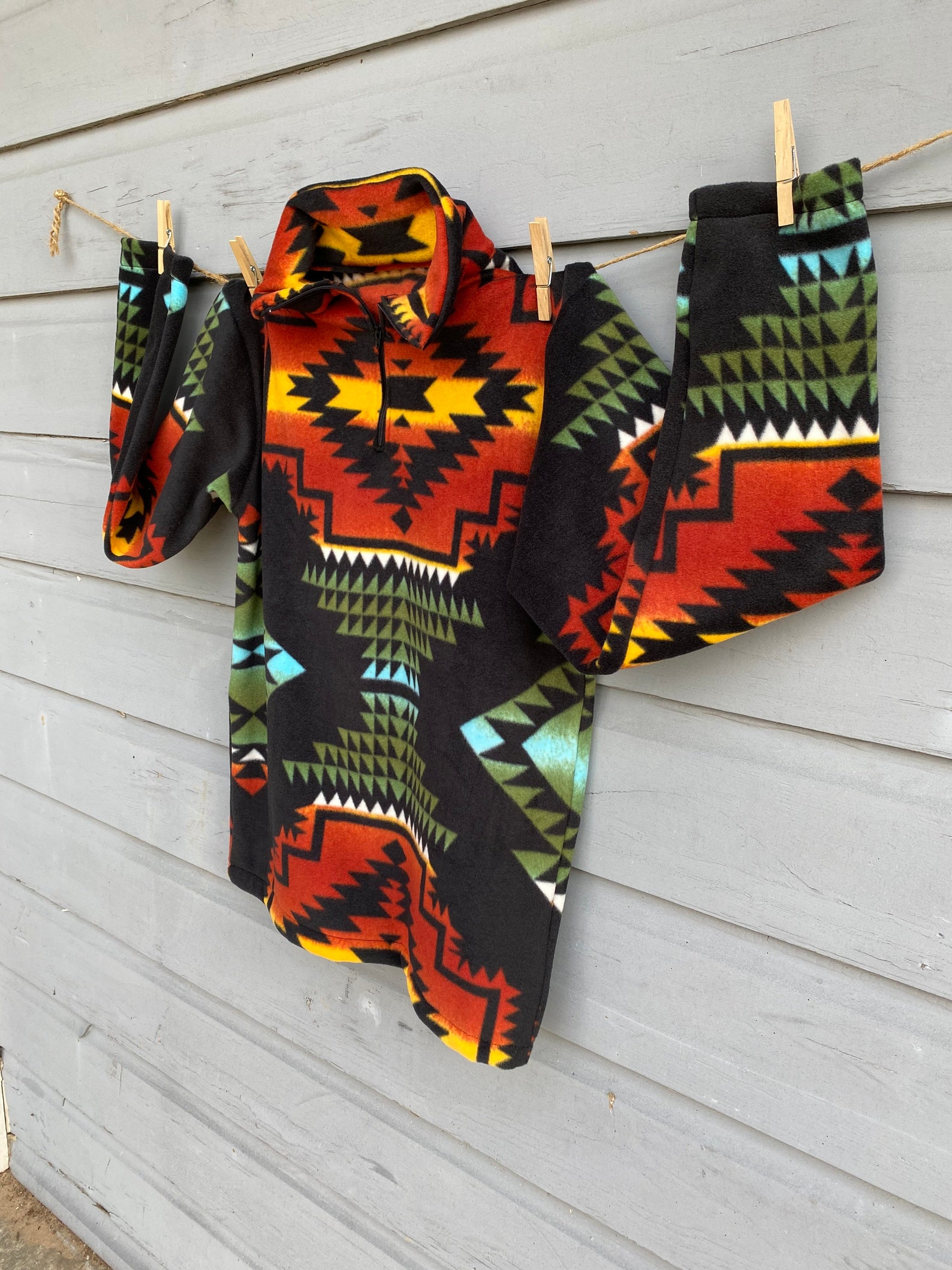 Aztec pullover sweater/ aztec jacket / fleece pullover / baby | Etsy