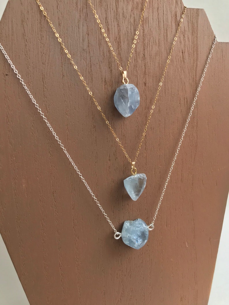 Celestite necklace