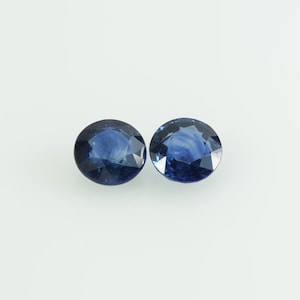 4.7 mm Natural Blue Sapphire Loose Gemstone Round  Cut