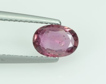0.98 cts Natural Thai Ruby Loose Gemstone Oval Cut