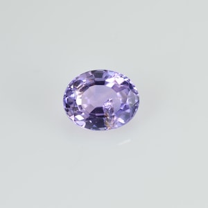 0,48 cts natürliche Lavendel Saphir lose Edelstein Oval geschnitten