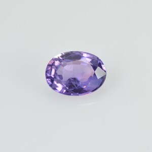0.48 cts Natural Lavender Sapphire Loose Gemstone Oval Cut
