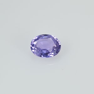 0.33 cts Natural Lavender Sapphire Loose Gemstone Oval Cut