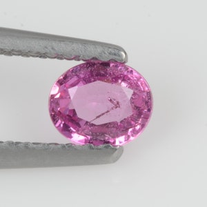 0.45 cts Natural  Pink Sapphire Loose Gemstone oval Cut