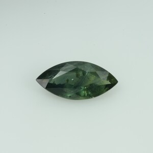 3.35 Cts Natural Green  Sapphire Loose Gemstone Marquise Cut