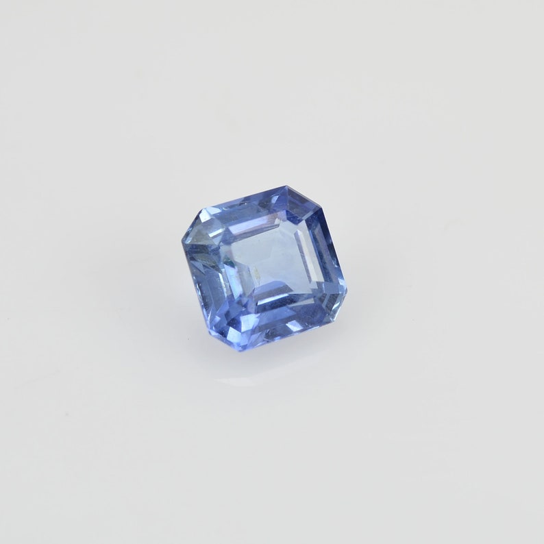 0.79 cts Unheated Natural Blue Sapphire Loose Gemstone Octagon Cut