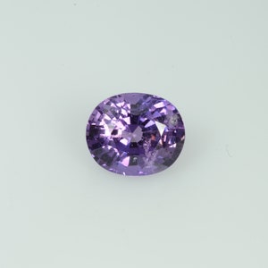 1.95 cts Unheated  Natural Purple Sapphire Loose Gemstone Oval Cut