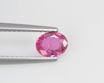 0.60 cts Natural Fancy Pink Sapphire Loose Gemstone oval Cut