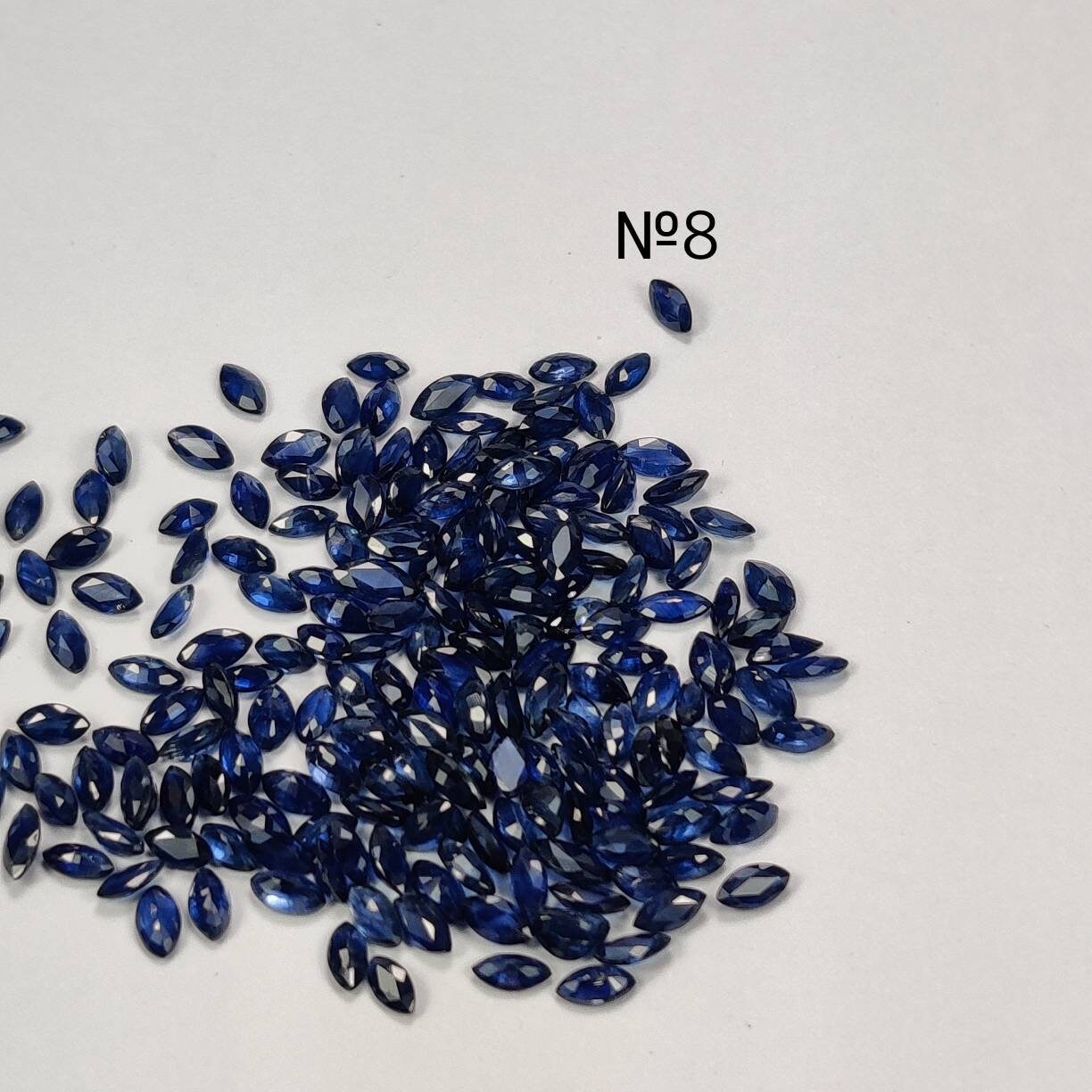 Natural Blue Sapphire Gemstone | Marquise Cut 4mm X 2mm 0.20 Carat | Eye Clean, Not Enhanced