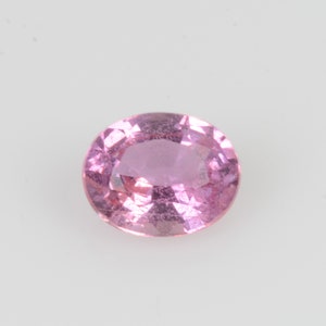 0.42 cts Natural  Pink Sapphire Loose Gemstone oval Cut