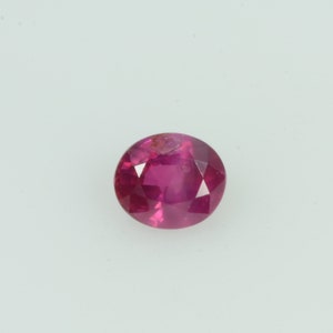 0.26  Cts Natural Burma Ruby Loose Gemstone Oval Cut