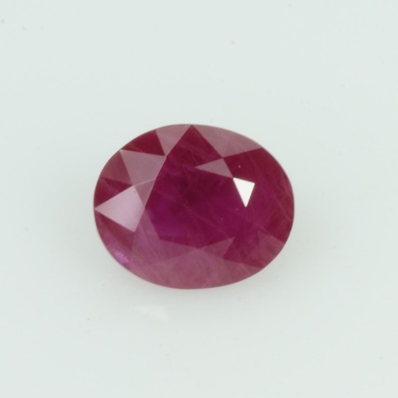 0.77 Cts Natural Burma Ruby Loose Gemstone Oval Cut Etsy