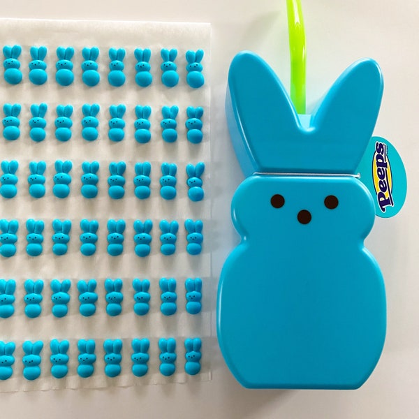 TWELVE Bunnies (blue)