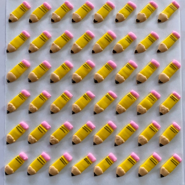 EIGHT Yellow Pencils