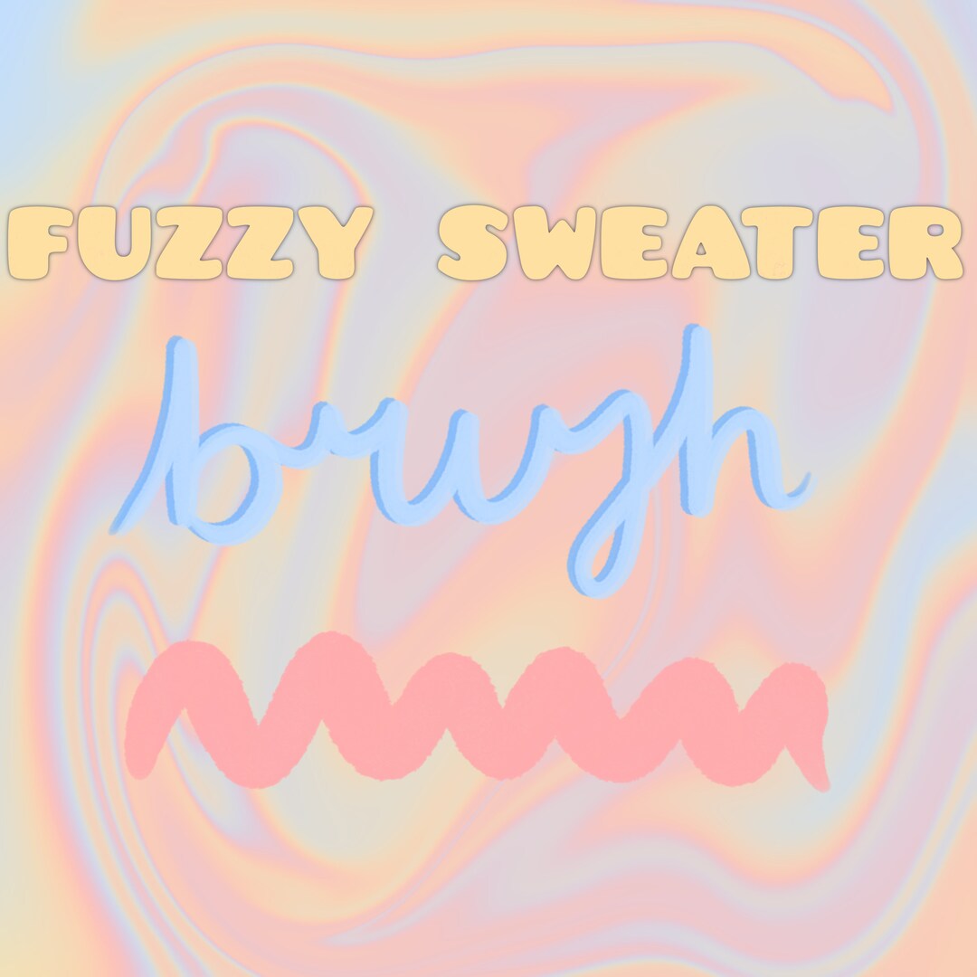 Fuzzy Sweater Brush for Procreate Etsy
