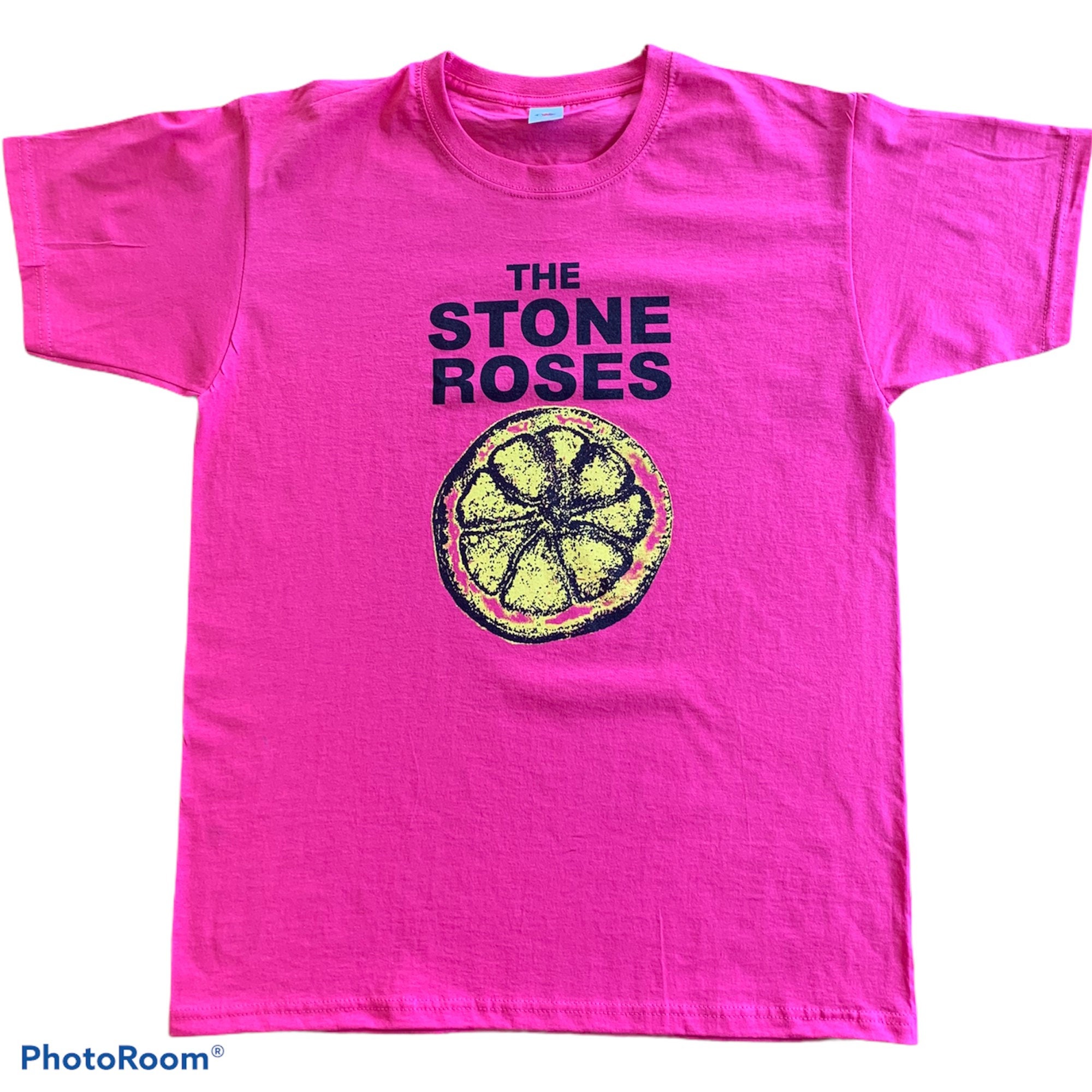 Stone Rose Shirts
 The Stone Roses Lemon on PINK T Shirt