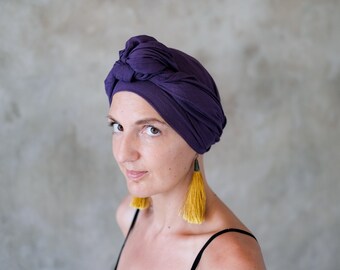 Headscarves for Hair Loss: Soft Hypoallergenic Bamboo, Lightweight, Breathable, Turban Head Scarves & Head Wraps in Subtle Block Colours!