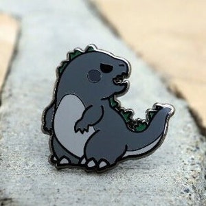 Chibi Zilla Kaiju Enamel Pin