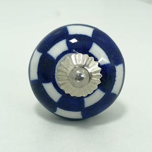 Hand-Painted Ceramic Cabinet Knobs: Vintage Floral Drawer Pulls image 9