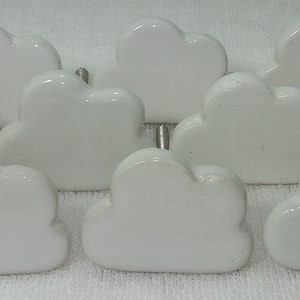 White cloud shape Ceramic Knobs Kitchen Cabinet Knobs Hardware Knobs Cupboard Knobs Drawer Knobs Cabinet Knobs Door Knobs