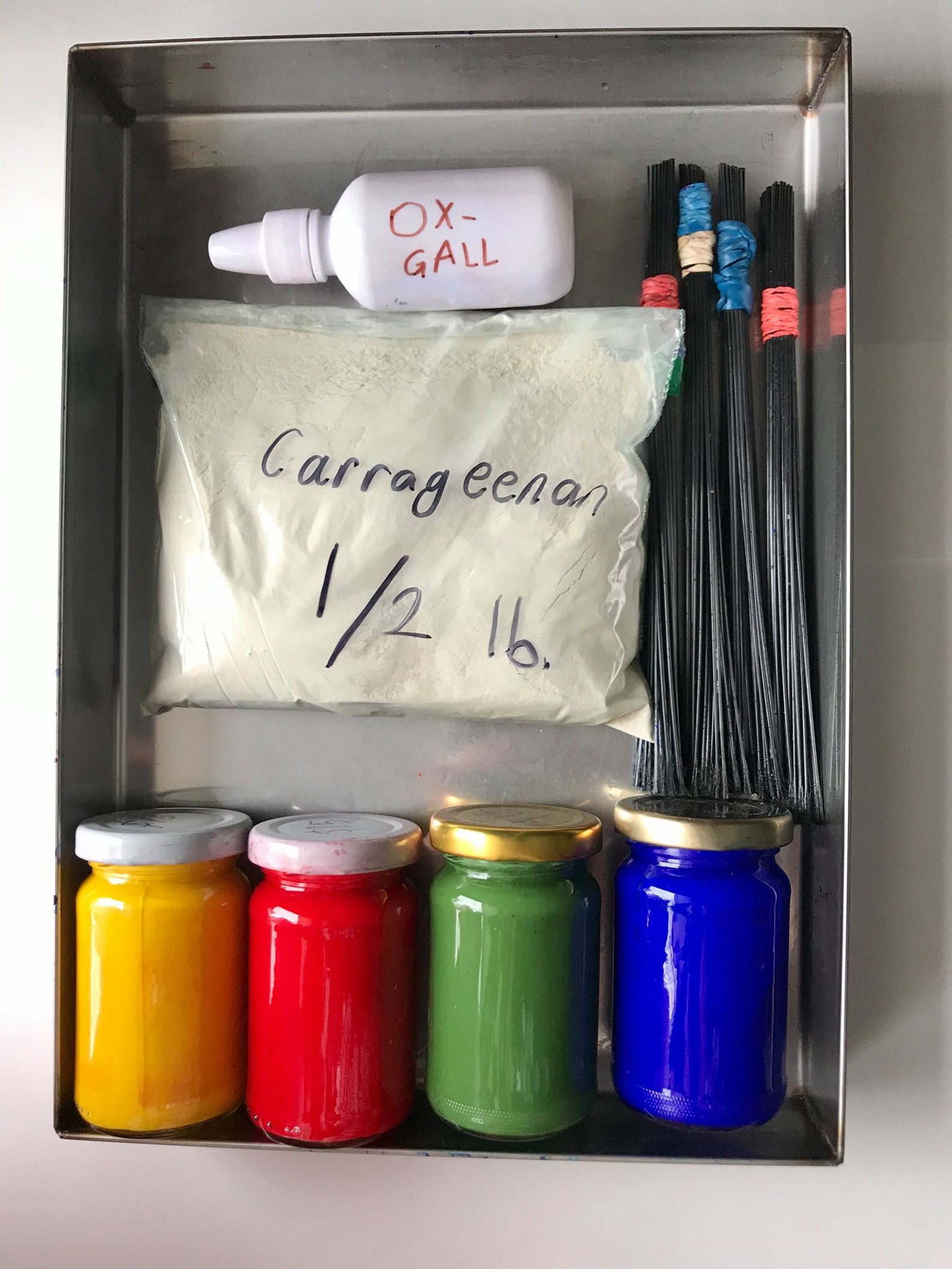 Marbling kit for beginners ebru set water marbling Etsy