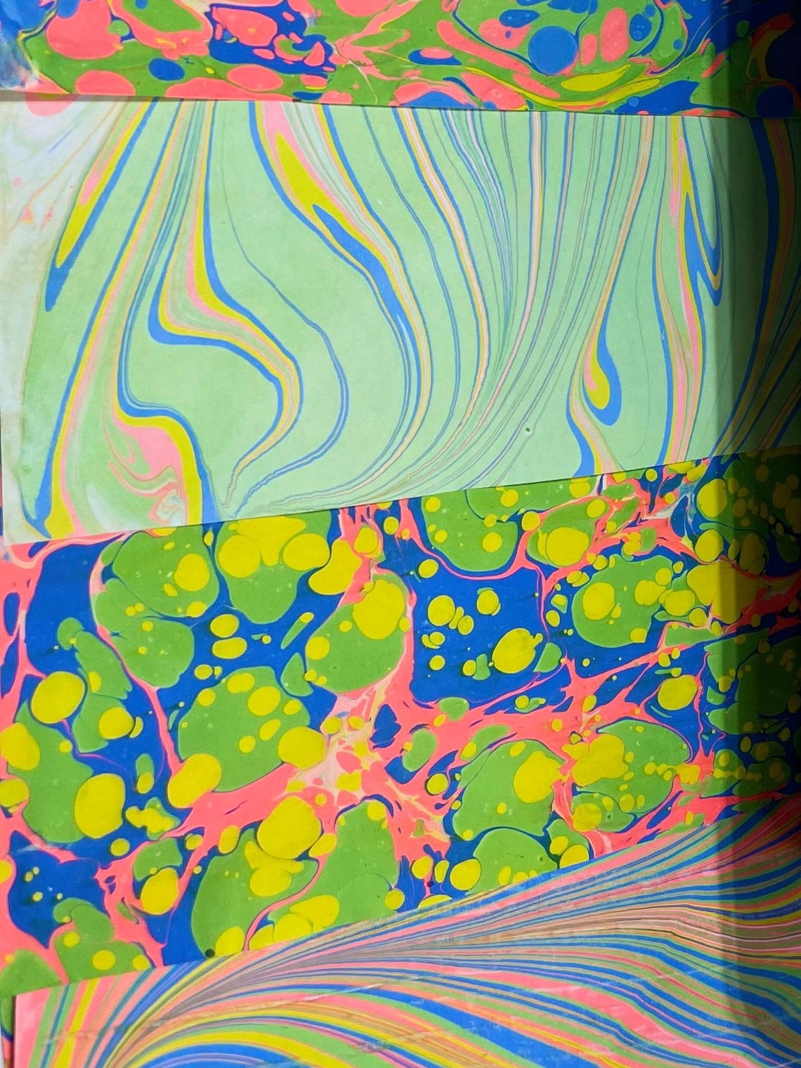 Paper Marbling Kit Easy to Use Water Marbling Paints for Etsy UK