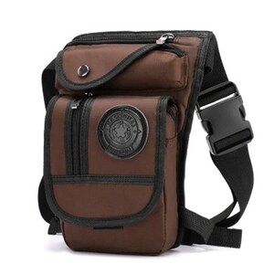 Drop Leg Bag High Quality Men's Canvas Military Motorcycle Multi-purpose Messenger Shoulder Bags Belt Hip Bum Waist Fanny Pack