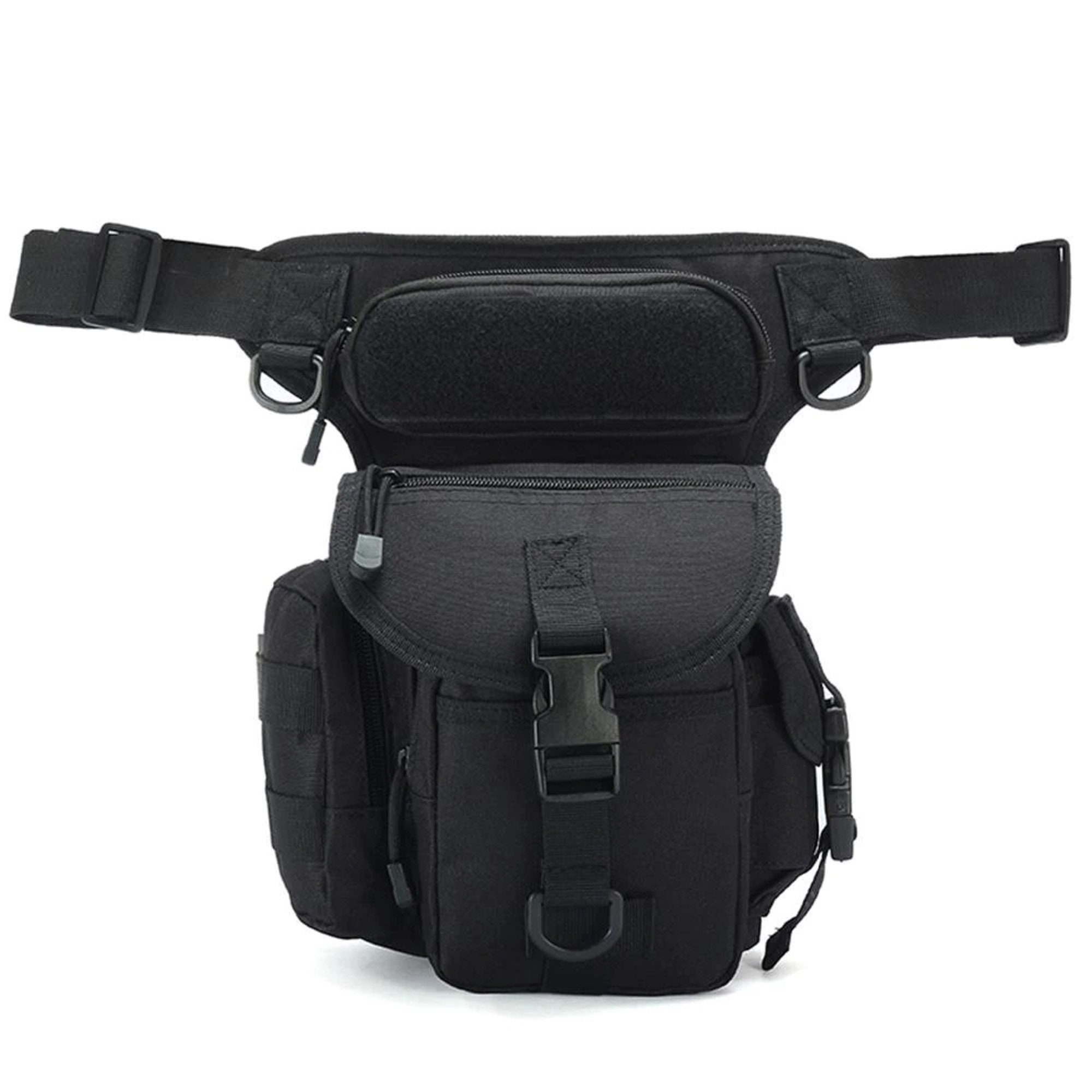 Mens Genuine Leather Messenger Hiking Waist Hip Bum Pack Sporting Drop Leg Bag Mens Genuine Leather Messenger Hiking Waist Hip Bum Pack Sporting Drop Leg Bag