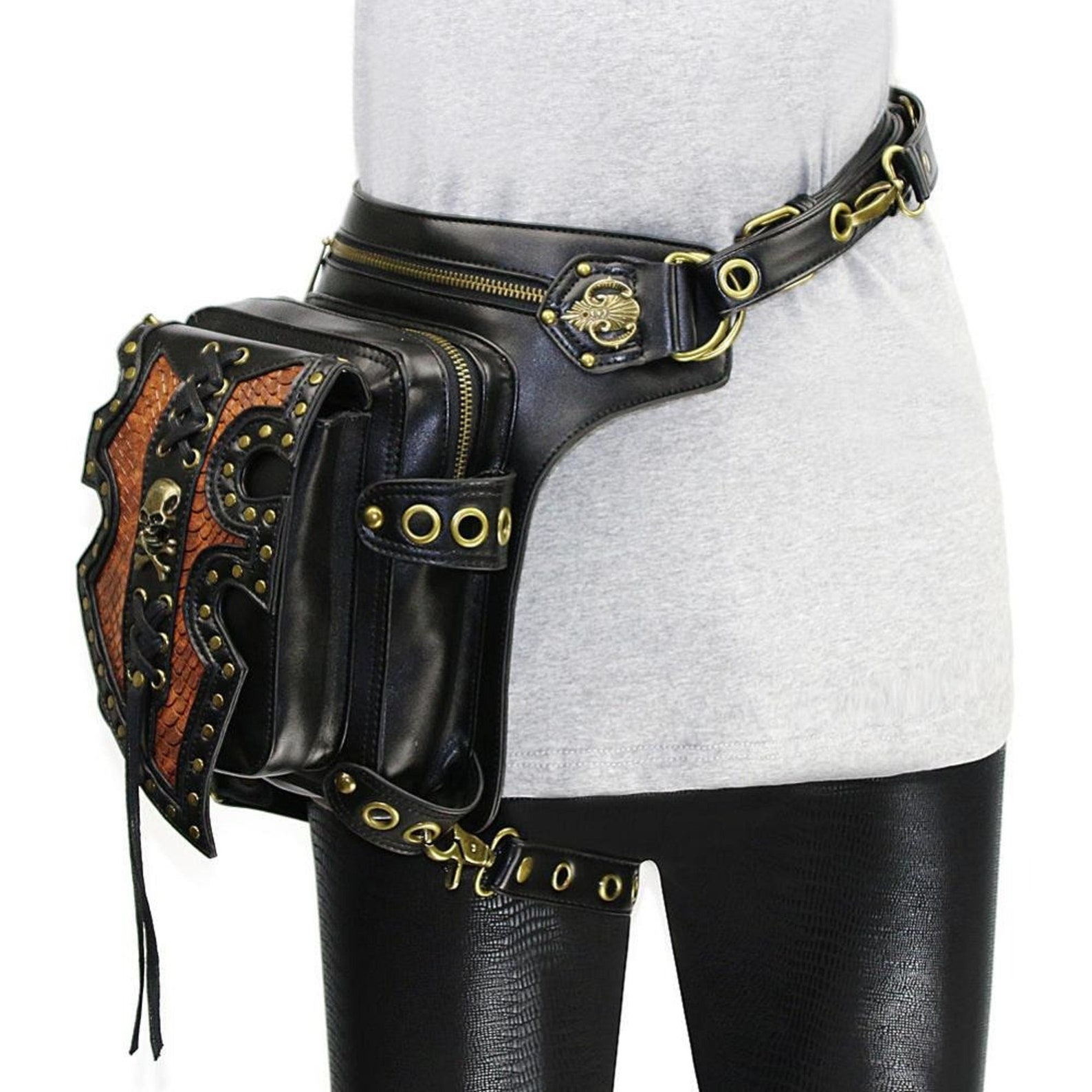 Women's Drop Leg Bag High Quality Leather Multi-purpose | Etsy