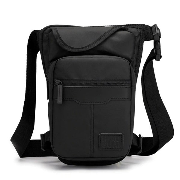 Drop Leg Bag High Quality Nylon Men's Motorcycle Multi-purpose Messenger Shoulder Bags Belt Hip Bum Waist Fanny Pack