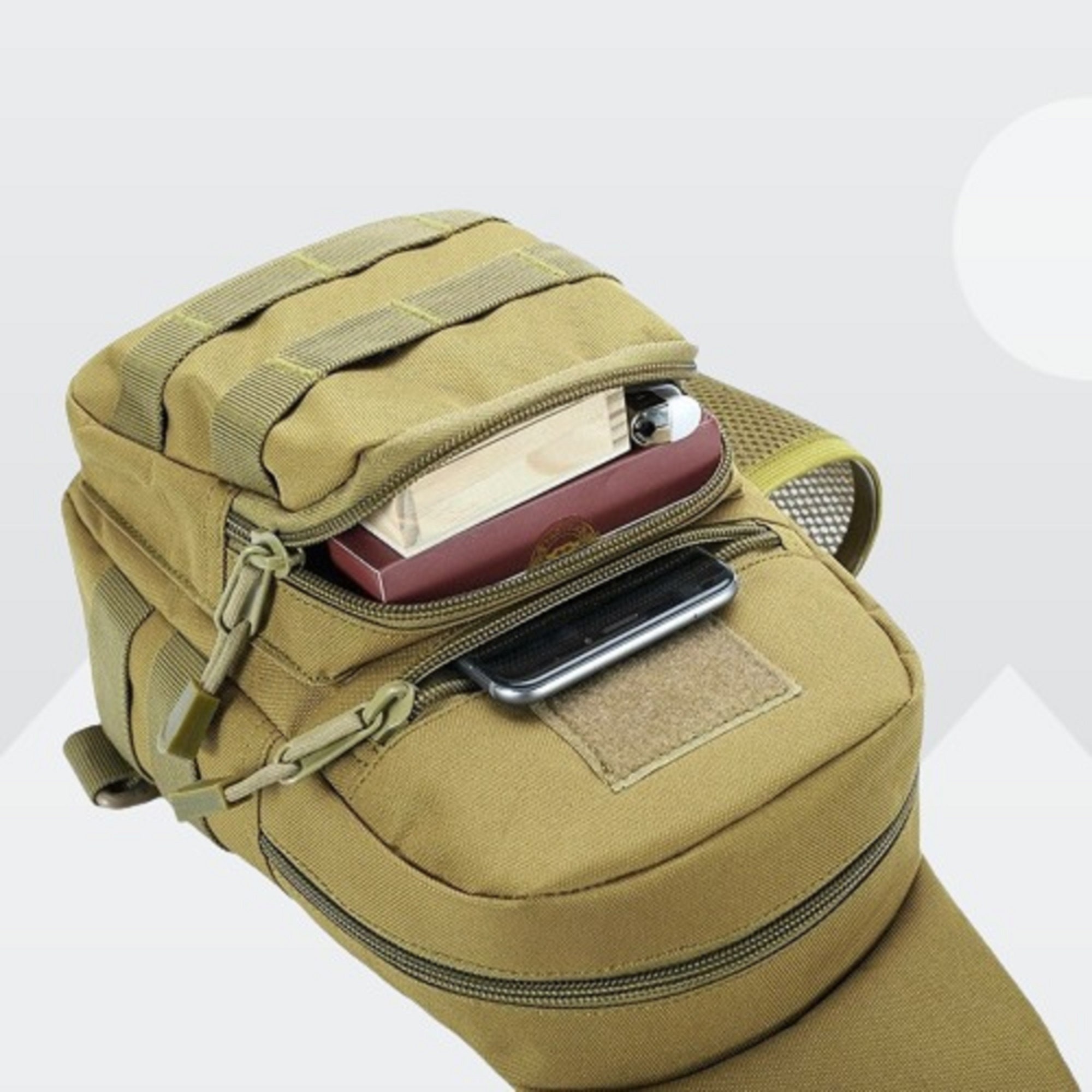 Military Tactical Shoulder Sling Bag Men Outdoor Hiking Etsy